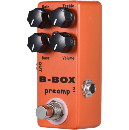 Professional overdrive guitar effects pedal - four-knob precision control, full metal body, analog circuit