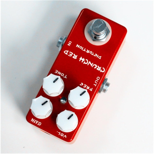 Guitar distortion effects pedal | Four-knob precision control | True bypass design | Full metal body | Suitable for beginners to professionals