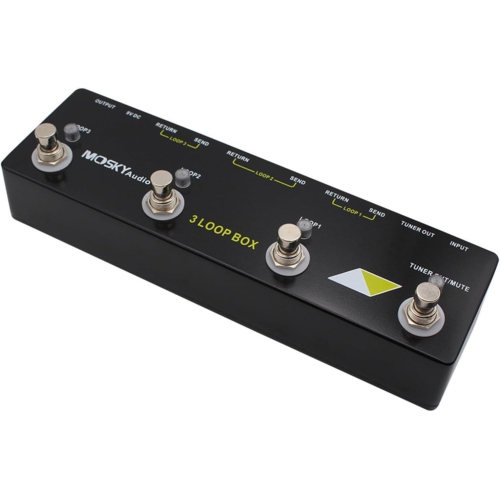 Guitar looper, looping effects pedal, multiple looping capabilities, electric guitar looper pedal for guitar, bass and keyboard, unlimited recording