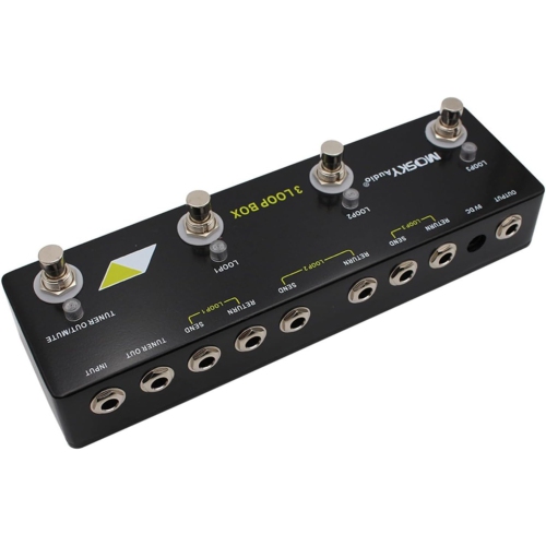 Guitar looper, looping effects pedal, multiple looping capabilities, electric guitar looper pedal for guitar, bass and keyboard, unlimited recording