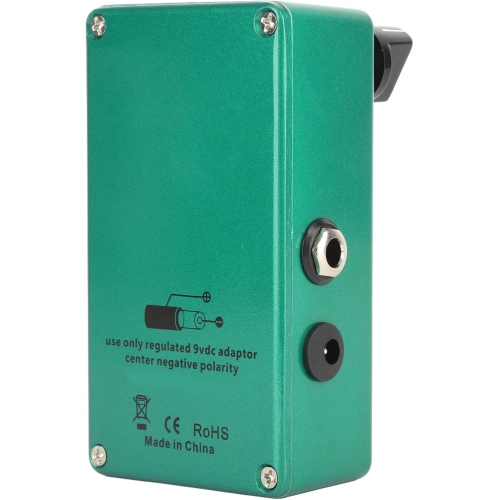 Guitar Effects Pedal, Adjustable Effects Pedal Tube Screamer Overdrive Processor with Classic Distortion Tone Effect for Guitar and Bass