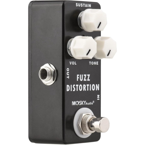 Professional distortion fuzz effects | Three-band equalization adjustment | True bypass design | All-metal body | Portable