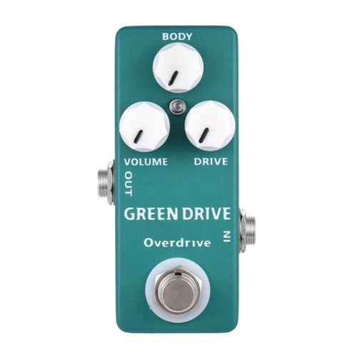 Classic Rock Overdrive Guitar Effects - Natural Smooth Overdrive Tone Three-Knob Control True Bypass Design