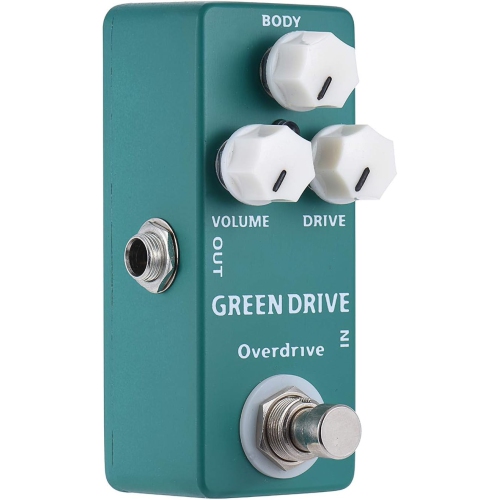 Classic Rock Overdrive Guitar Effects - Natural Smooth Overdrive Tone Three-Knob Control True Bypass Design
