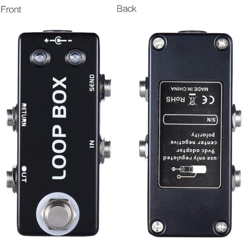 Multi-function instrument loop switcher - effects loop/dual instrument switching Zinc alloy mini body