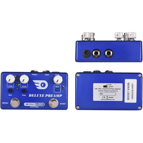 Dual-channel multi-function guitar effects pedal | Drive + Overdrive 2-in-1 | 4 overdrive modes | True bypass design