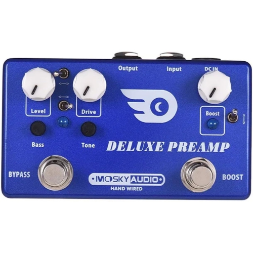 Dual-channel multi-function guitar effects pedal | Drive + Overdrive 2-in-1 | 4 overdrive modes | True bypass design