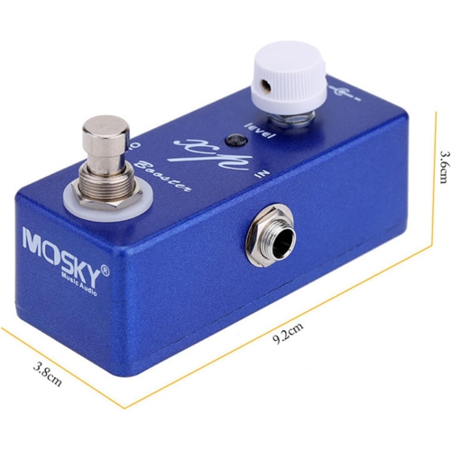 Effets de guitare améliorés Pure Tone XP – Étui en métal Gain de 20 dB, bouton de commande simple et commutateur DIP de bande