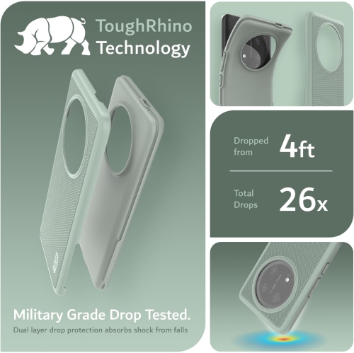 Étui MergeGrip Honor Magic 7 Lite 5G 2025 de TUDIA - Lys verts