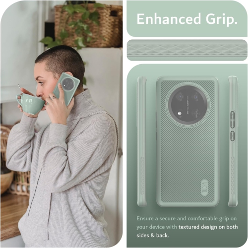 Étui MergeGrip Honor Magic 7 Lite 5G 2025 de TUDIA - Lys verts