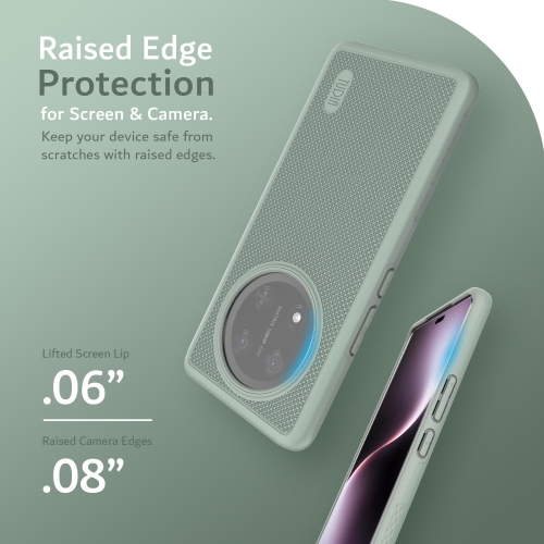 Étui MergeGrip Honor Magic 7 Lite 5G 2025 de TUDIA - Lys verts