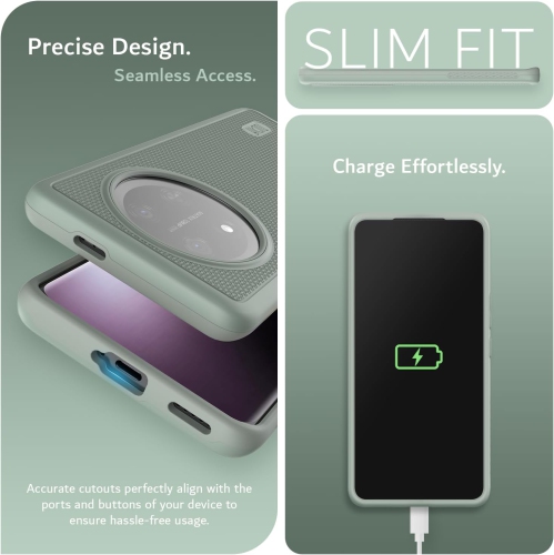 Étui MergeGrip Honor Magic 7 Lite 5G 2025 de TUDIA - Lys verts