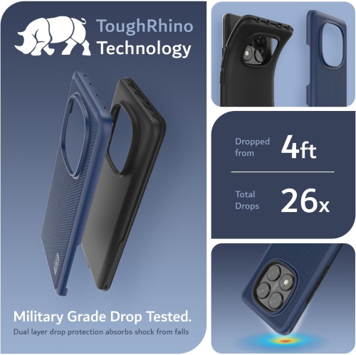 Étui MergeGrip Xiaomi Redmi Note 14 Pro 5G de TUDIA 2025 - Indigo