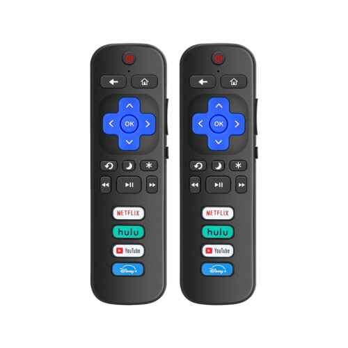 Paquet de 2 télécommandes compatibles avec les téléviseurs Roku