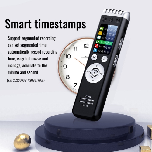 Portable Voice Recorder and Mini Music Player, MP3 Playback, Suitable for Interviews and Meeting Recordings