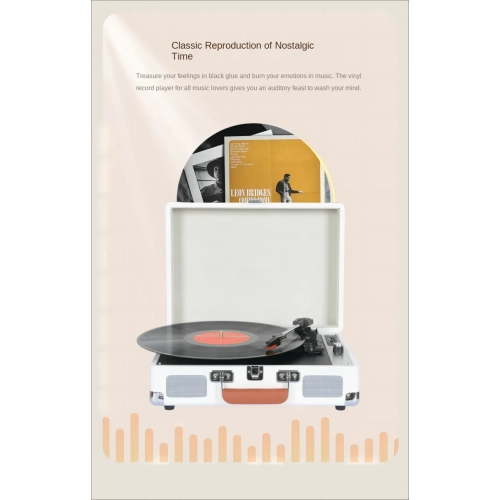 Retro vinyl record player phonograph living room decoration antique sound quality, ruby ​​stylus, European style, suitable for 7/10/12 inch vinyl