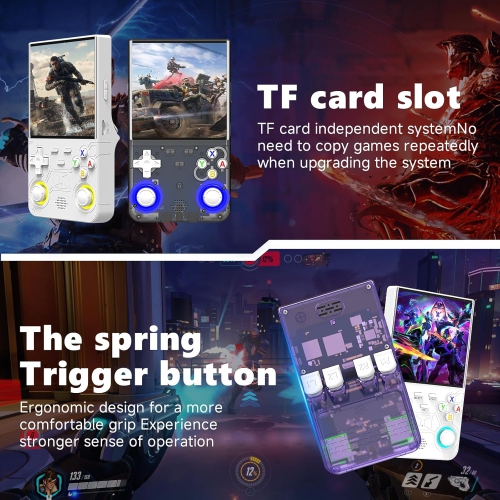 2025 New Upgraded Version R36ULTRA Retro Handheld Game Console 64G Built-in 20000+ Classic Games Portable Handheld Open Source Linux System 4.0 Inch