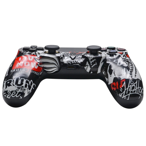 Manette PS4 manette sans fil Bluetooth manette de jeu professionnelle à six axes manette PS4 à gyroscope somatosensory jeu prise casque PC, style