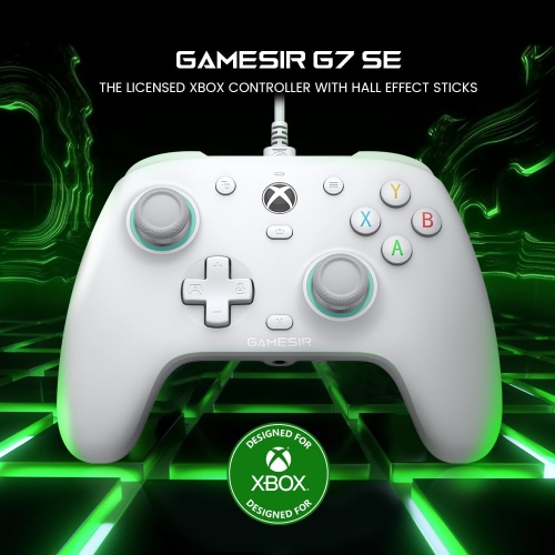 GameSir G7 SE Wired Controller for Xbox Series X|S, Xbox One and Windows 10/11, Plug and Play Gamepad with Hall Effect Joysticks/Hall Triggers Steam