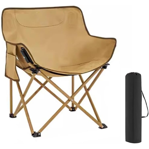 Heavy Duty Folding Camping Chair - 190kg, Compact and Portable, 600D Oxford Fabric, Suitable for Outdoor, Hiking, Fishing, Sporting Events