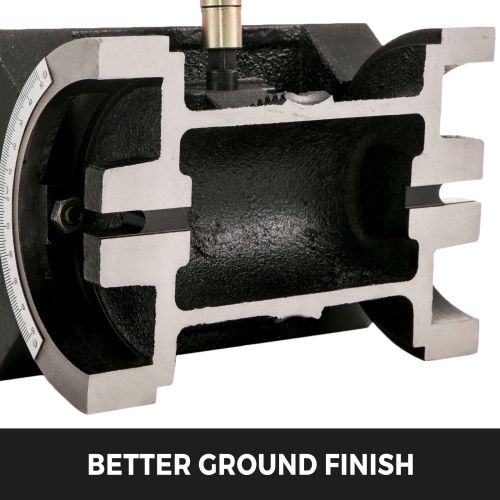 VEVOR Tilting Milling Table 7x5in Tilting Angle Milling Machine 0-90°Adjustable Swivel Angle Plate with 3 T-slots and an Adjustable Crank Handle