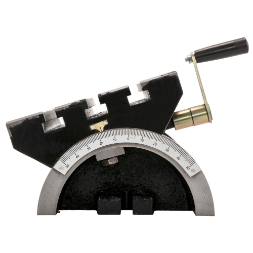 VEVOR Tilting Milling Table 7x5in Tilting Angle Milling Machine 0-90°Adjustable Swivel Angle Plate with 3 T-slots and an Adjustable Crank Handle