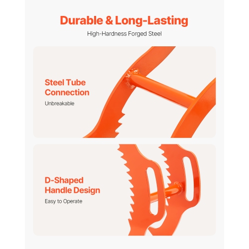 VEVOR 36in Log Lifting Tongs, 4-Claw Log Tongs, Heavy Duty Steel, 3300LBS Lifting Capacity, Swivel Log Graper Timber, Eagle Claw Design, Log Tongs