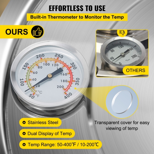 VEVOR 3GAL 12L Water Alcohol Distiller Copper Wine Making Boiler Multi Home DIY Brewing Distilling Kit for Fruit Wine, Water, Brandy, And Refining