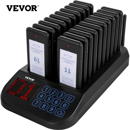 &nbsp;Vibrations&nbsp;et&nbsp;clignotements&nbsp;de 20&nbsp;pages VEVOR F103&nbsp;avec&nbsp;&nbsp;clavier tactile&nbsp;pour&nbsp;&nbsp;la distance