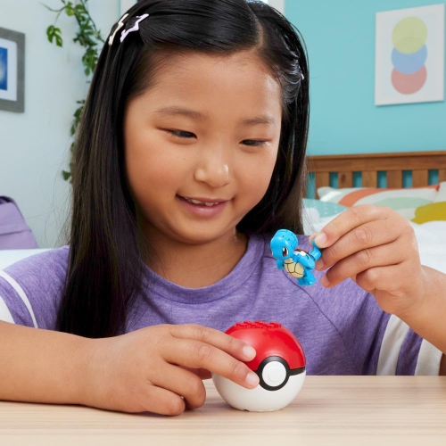 MEGA Pokémon – Jouet de construction Pokémon Evergreen Squirtle Ball pour enfants de 6 ans et plus