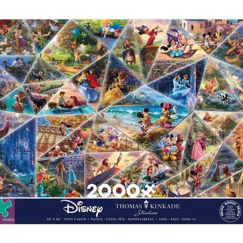 Ceaco - Thomas Kinkade - Disney Collage - 2000 Piece Jigsaw