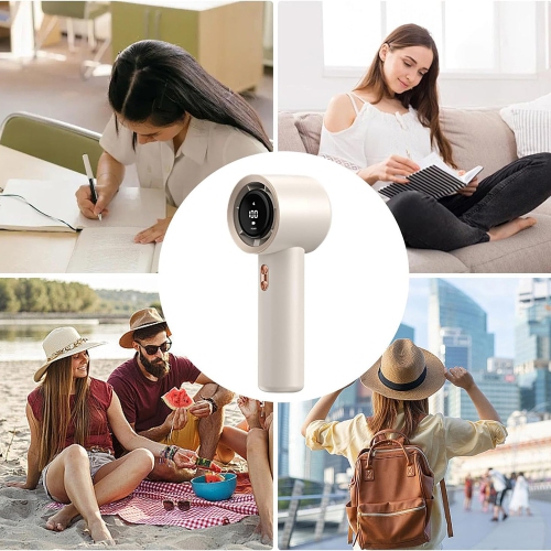 axGear Handheld Cooling Fan Portable Speed Adjustable Quiet USB-C Rechargable