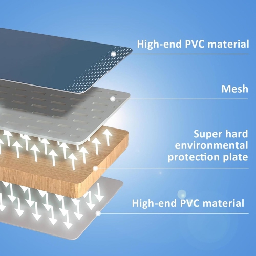 Grande piscine non gonflable pliable d'AxGear pour jeux aquatiques extérieurs