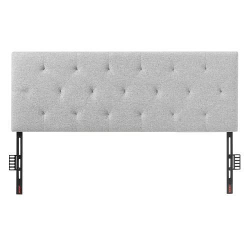 VEVOR Headboard, Full Size Headboard with Adjustable Height, Comfortable Diamond Tufted for Full Size Bed, W 56.3 x H（35.6-47.4）inches, Ideal for