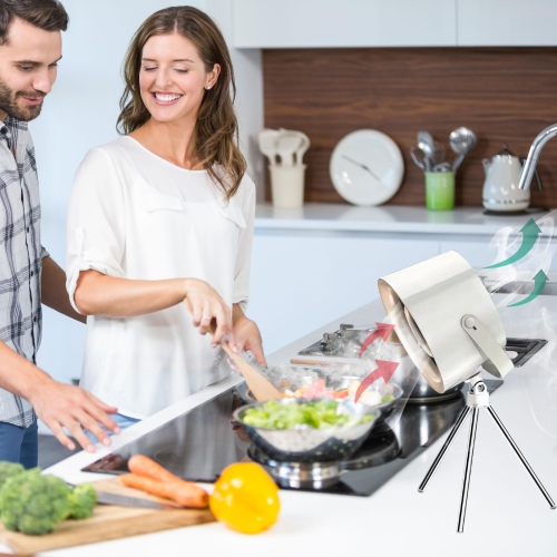 Portable Range Hood, Small Tabletop Range Hood with Filter, Suitable for RV and Hot Pot Cooking