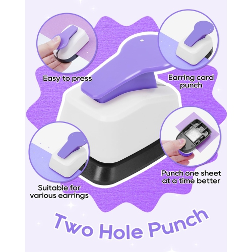 Machine à embosser faite à la main de Creative, outil de poinçonnage de mini cartes pour présentoir de bijoux et artisanat à faire soi-même） Boucles