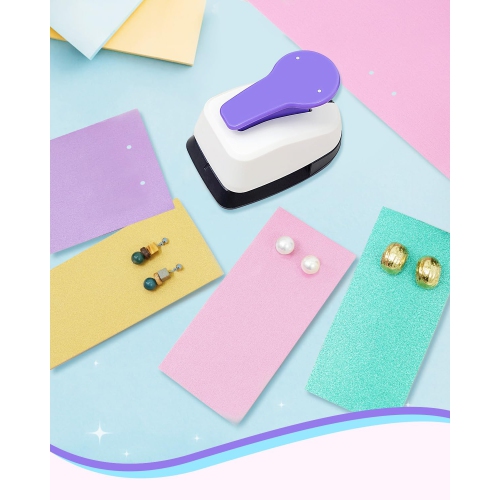 Machine à embosser faite à la main de Creative, outil de poinçonnage de mini cartes pour présentoir de bijoux et artisanat à faire soi-même） Boucles