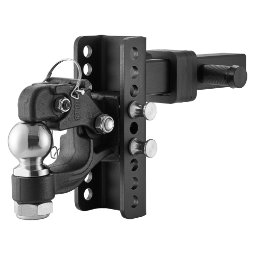 VEVOR Adjustable Trailer Hitch, Fit 2-Inch Receiver, Trailer Hitch Ball Mount with 2-5/16” Ball & Pin, 13000 lbs Ball Hitch, 6-Inch Drop, for Heavy
