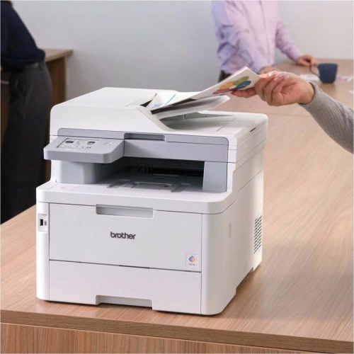 Brother – Imprimante laser couleur tout-en-un MFC-L8395CDW, 33 ppm, impression recto verso, capacité de 250 feuilles, Wi-Fi et Ethernet Idéal