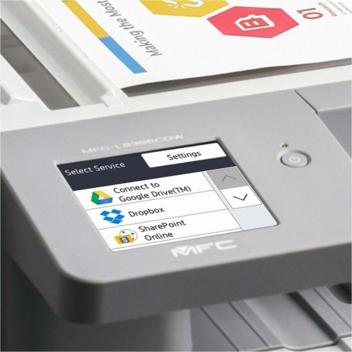 Brother – Imprimante laser couleur tout-en-un MFC-L8395CDW, 33 ppm, impression recto verso, capacité de 250 feuilles, Wi-Fi et Ethernet Idéal