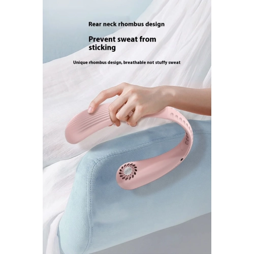 Universal Neck Fan Bladeless Foldable, Portable Personal Quiet Cooling Fan, Bladeless Camping Fan Neck Air Conditioner, Sports Small Cooler