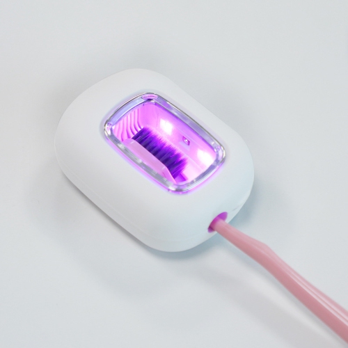 Étui et support pour brosse à dents UV, étui de nettoyage pour brosse à dents double lumière UVC, stérilisateur portatif de voyage pour brosse à