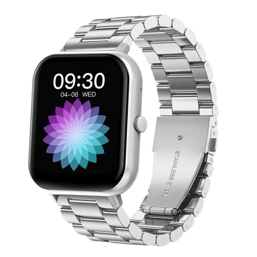 GREEN SCENIC  Touch Screen Smartwatch, Ip67 Waterproof, Solid Steel Band, Over 100 Sports Modes, 1.83-Inch Square Screen Multi-Function Sports Health