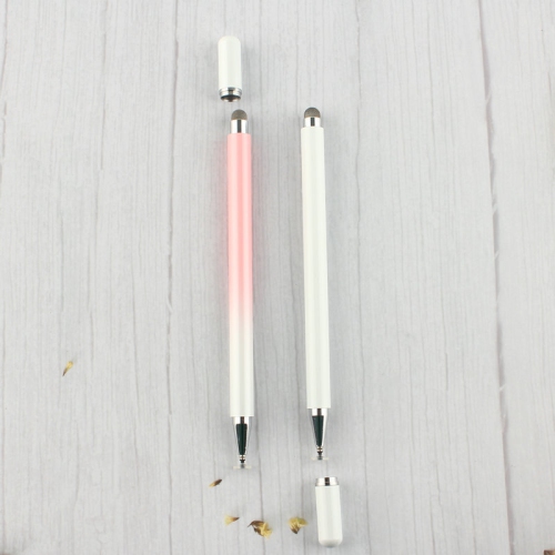 New mobile phone tablet metal capacitive pen painting magnetic universal stylus cloth head disc two-in-one stylus, suitable for