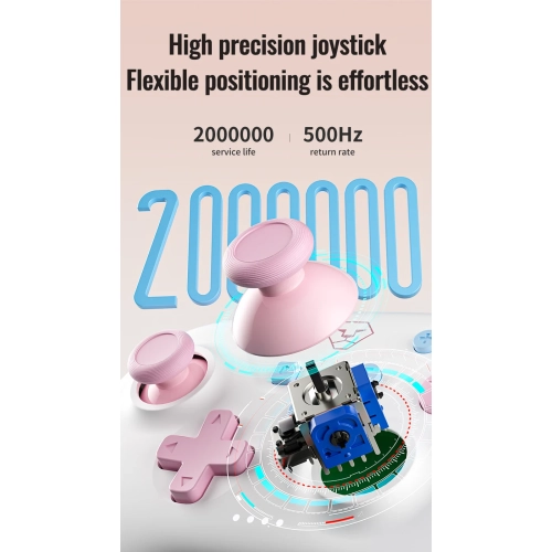 Suitable for switch2 game controller, Bluetooth wireless controller, ios, android, pc, three-mode somatosensory vibration, high-precision joystick -