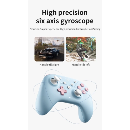 Suitable for switch2 game controller, Bluetooth wireless controller, ios, android, pc, three-mode somatosensory vibration, high-precision joystick -