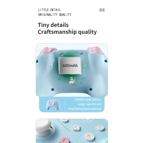 Suitable for switch2 game controller, Bluetooth wireless controller, ios, android, pc, three-mode somatosensory vibration, high-precision joystick -
