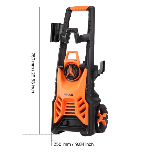 VEVOR 4500 PSI and 3.2 GPM Max Electric Pressure Washer, High Power Pressure Cleaning Machine with 4 Quick Connect Nozzles and a Foam Cannon, Ideal