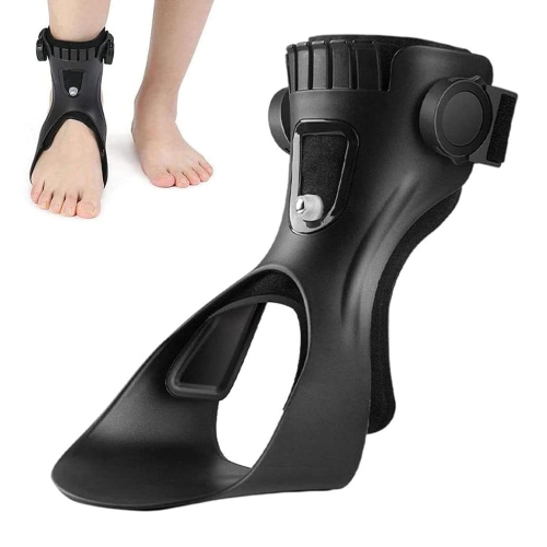 Support de cheville avec repose-pieds en orthèse et coussin gonflable confortable pour chaussures d'entraînement en hémiplégie Marcher