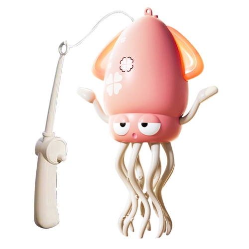 Stress relief dancing octopus robot toy - obstacle avoidance and sliding, encourages crawling, dynamic sound and light, simulated fishing, children's